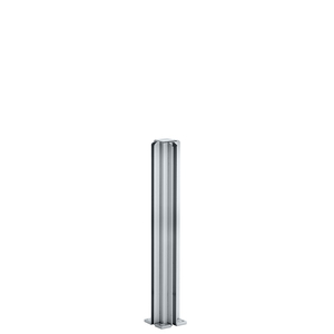 CRL Satin Anodized 12" 4-Way Design Series Partition Post
