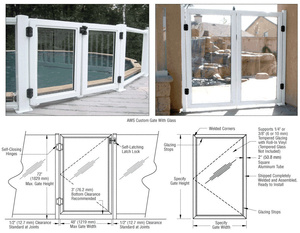 CRL Sky White AWS Custom Gate System