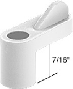 CRL White 7/16" Plastic Window Screen Clips - Bulk