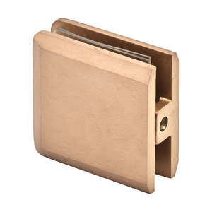 Brushed Bronze Wall Mount Premier Series Glass Clip