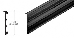 CRL Black Price Tag Molding Extrusion