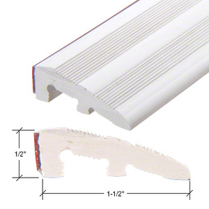  CRL 1-1/2" White Vinyl Sill Ramp - 7' Length