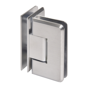 CRL Brushed Chrome Cologne 092 Series 90º Glass-to-Glass Hinge