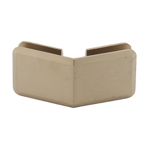 Satin Brass 135 Glass to Glass Premier Series Clip