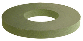 CRL 120 Grit Peripheral Type 7-7/8" Diameter x 3/4" Wide Polishing Wheel with 3-1/2" Bore