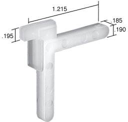 CRL Swivel Key - 1.215" Leg; .185" Width - Bulk 100/Pk