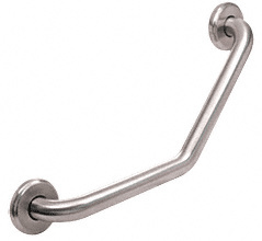 CRL Polished Chrome 20" 135 Degree Grab Bar