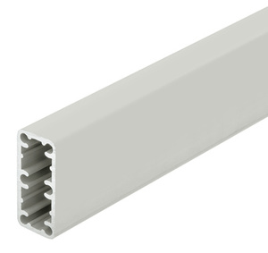 CRL Hansen Clear Anodized Trimline 2-3/8" x 1-1/8" Aluminum Post