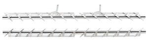 CRL 48" Jalousie Strip Hardware - 13 Blades