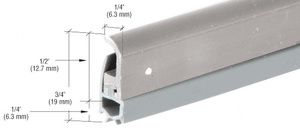 CRL Aluminum Extruded with Triple Finger Vinyl Weatherseal for 72" x 80" Opening