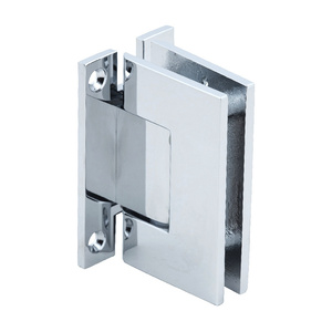 CRL Polished Chrome Vienna 037 Series Wall Mount 'H' Back Plate Hinge