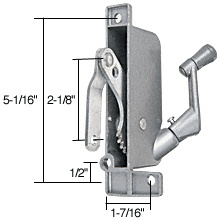 CRL Right Hand Awning Window Operator for Superior 2-1/8" Link Arm