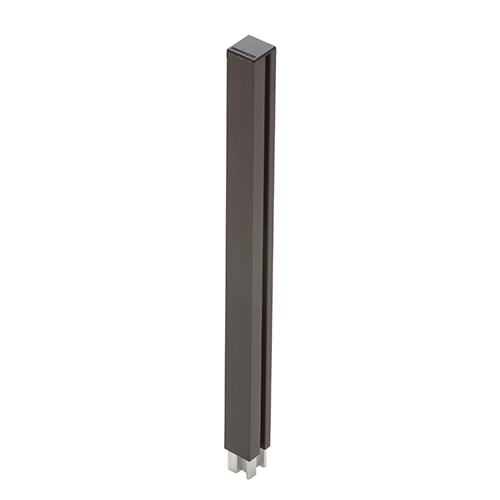 Model P222 Polished Brass Round Partition Posts