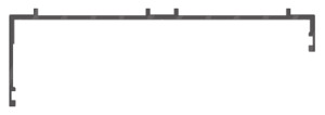 CRL-U.S. Aluminum Header/Sill Channel, Dark Bronze Anodized- 24'-2"