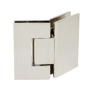 CRL Polished Nickel Geneva 545 Series 135 Degree Glass-to-Glass Hinge