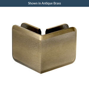 Brushed Bronze 90 Glass to Glass Premier Series Clip