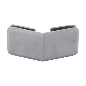 Satin Chrome 135 Glass to Glass Premier Series Clip