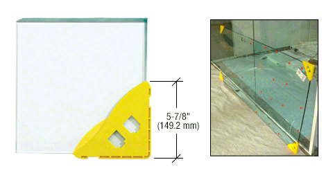 CRL 5/8" Yellow Armored Corner Protector