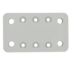 Clear Anodized 3" x 5" Square Base Plate