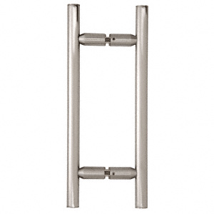 CRL Brushed Satin Chrome 8" Ladder Style Back-to-Back Pull Handles