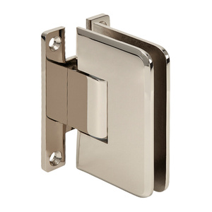 CRL Polished Nickel Plymouth Series Wall Mount 'H' Back Plate Hinge