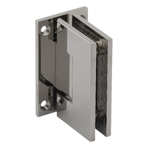 Polished Nickel Wall Mount with Full Back Plate Designer Series Hinge