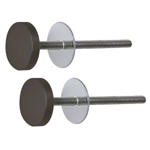 CRL Oil Rubbed Bronze Cologne Low Profile Stud Replacement Set