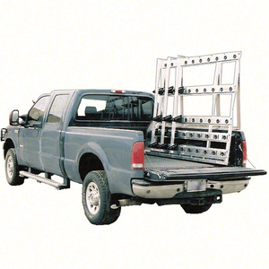 CRL White Steel 94 x 62 Interior Side Mount Glass Rack for Pick Up Trucks