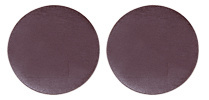 CRL Dark Bronze 2" Blank Round Glass Presence Indicator Set