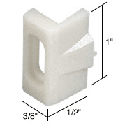CRL 3/8" Wide Nylon Window Guide and Bumper for Likit Windows