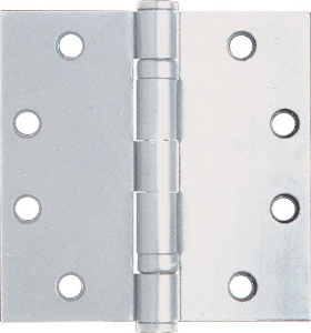 CRL Satin Chrome Standard Weight Ball Bearing Template Butt Hinge