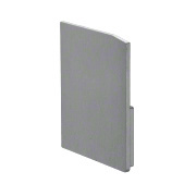 CRL512 Satin Anodized Wall Mount Kit End Cap