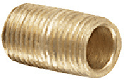 CRL Brass Pipe Nipple for Hot Gun