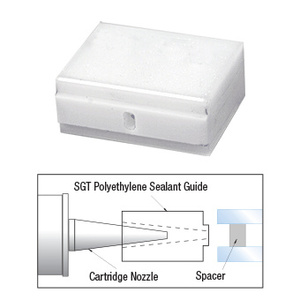 CRL 3/8" Polyethylene Sealant Guide
