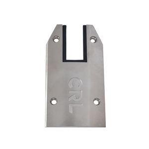 CRL DRX™ 4" Brushed Stainless Steel Tapered End Cap with Filler