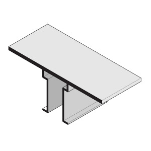 CRL-U.S. Aluminum Right Hand 90º Outside Corner Anchor Clip, 4/Pk