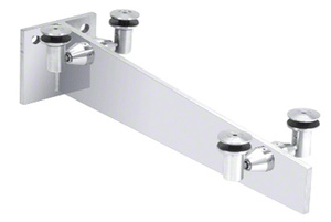 CRL Polished Stainless 48" Glass Awning Sloped Wall Bracket