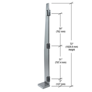 CRL Brushed Stainless Metropolis 72" Right End Post