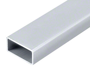 CRL Silver Metallic 1100 Series 1”x2” Aluminum Hand Rail