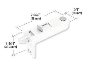 CRL White Tilt Window Latch for Keller