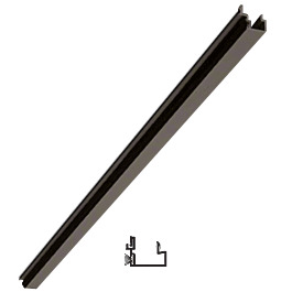 CRL-U.S. Aluminum Bronze Anodized 2" x 4-1/2" 451 Series Left Hand Prepped Header Cover for Offset Pivots Using Surface Mounted Closer