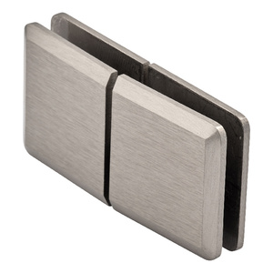 Brushed Nickel 180 Glass To Glass Premier Series Operable Transom Clip