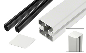 CRL Sky White Heavy-Duty Windscreen Post Kit - 60"