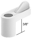 CRL White 3/8" Plastic Window Screen Clips - Bulk 