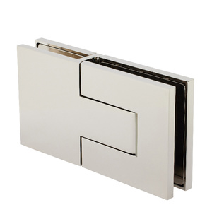 CRL Polished Nickel Palermo Glass-to-Glass 180° Hinge 