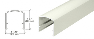 CRL Oyster White 200, 300, 350 and 400 Series 241" Long Horizontal Mid-Rail