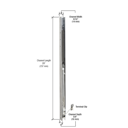 CRL 29" Window Channel Balance - 2820 or 28-2