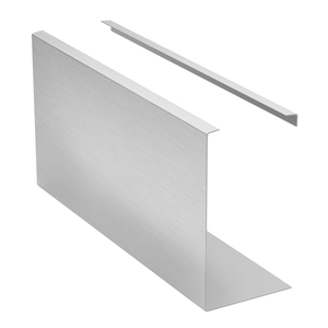 CRL Turboflex Brushed Stainless 120" Cladding for Fascia Mount Base Shoe