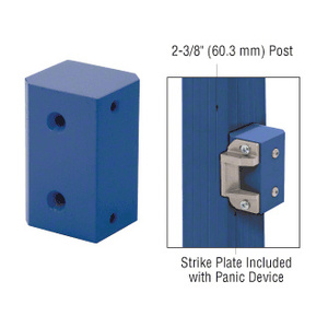 CRL Painted Surface Mount Strike Plate Block