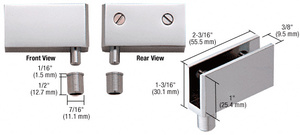 CRL Chrome Wide Glass Door Pivot Hinge